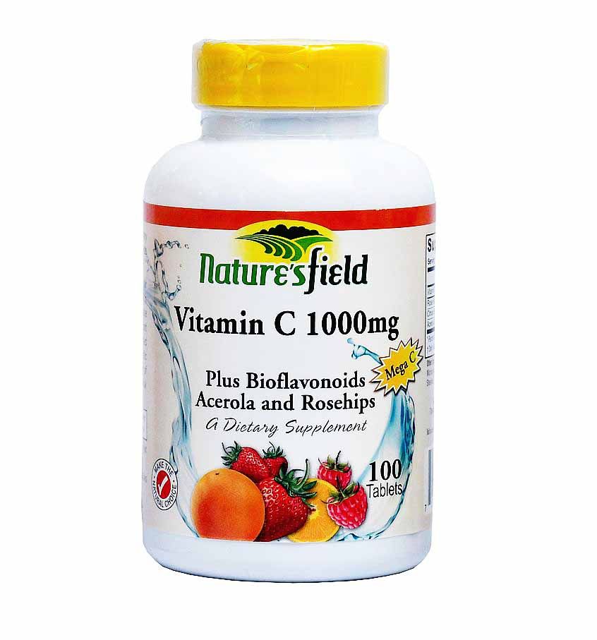 Vitamin C 1000mg (Mega C) - 100 Tablets