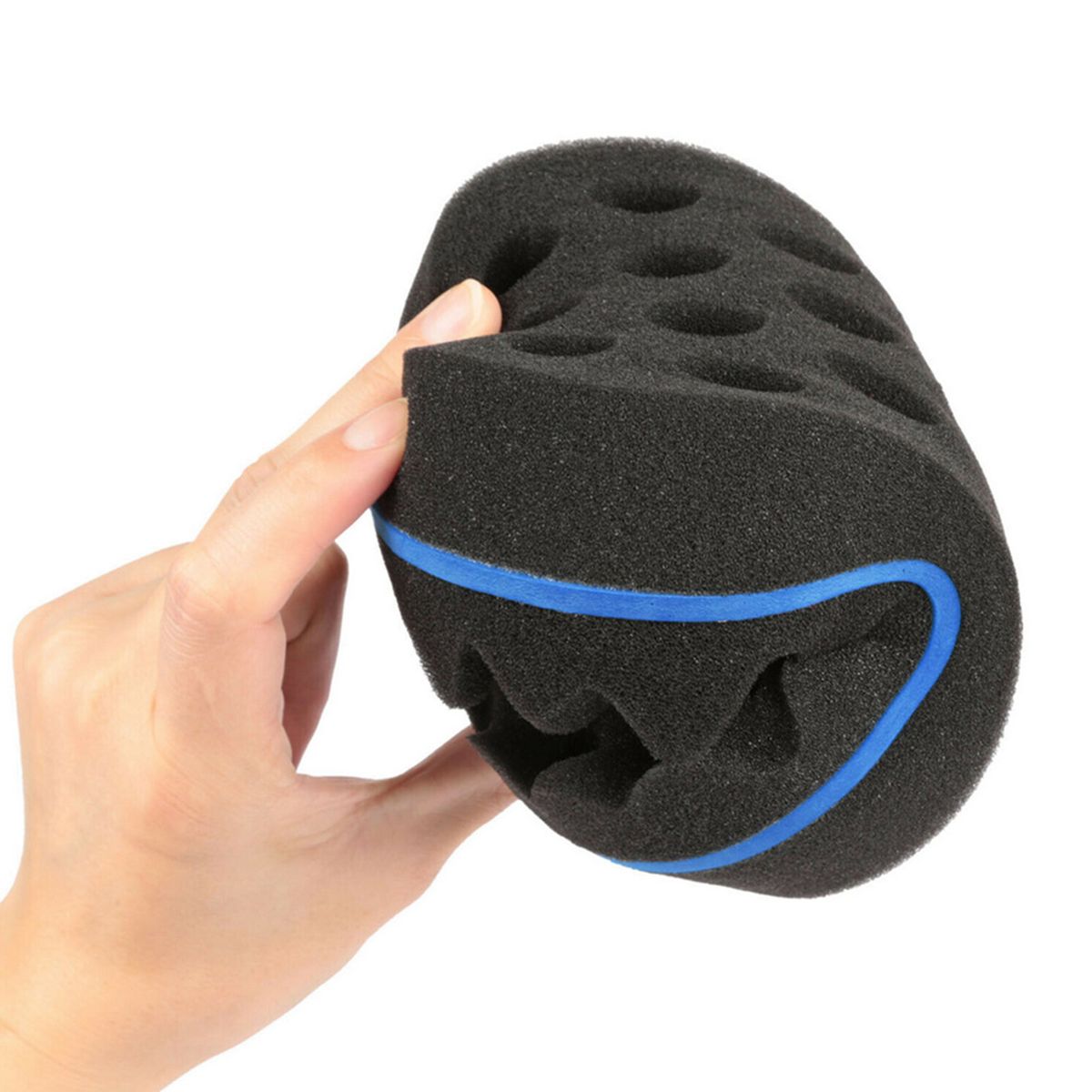 Wave Barber Hair Brush Sponge Tool Curls Coil Braids