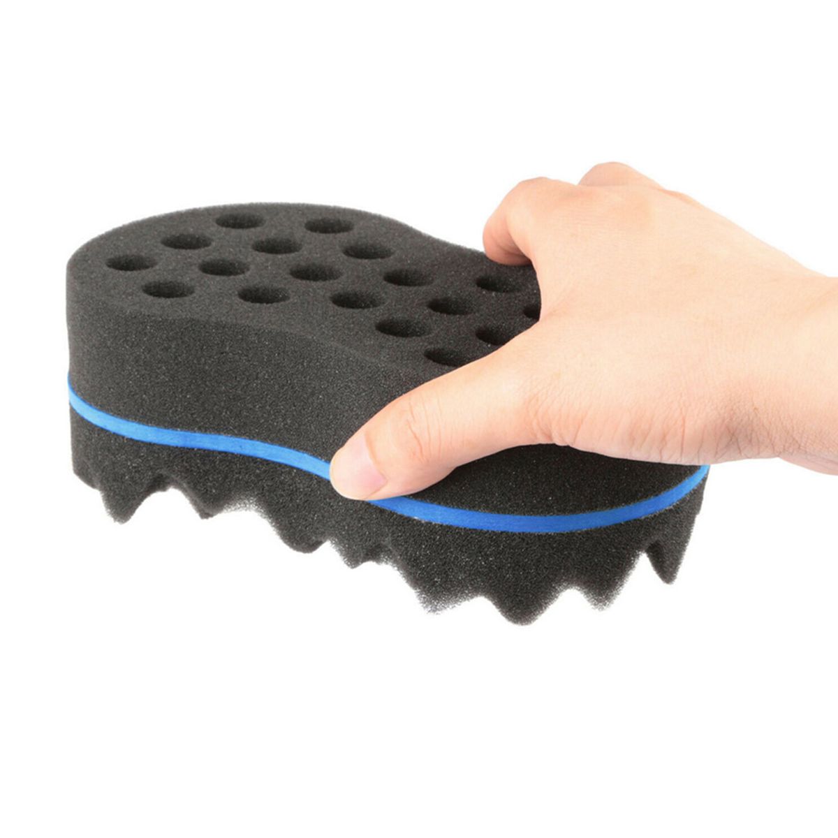 Wave Barber Hair Brush Sponge Tool Curls Coil Braids
