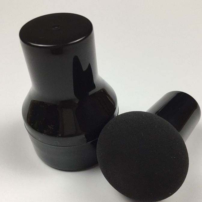 1 Makeup Puff Makeup Sponge Facial Foundation Cream Mushroom Head Soft Makeup Puff Beauty Tool Black