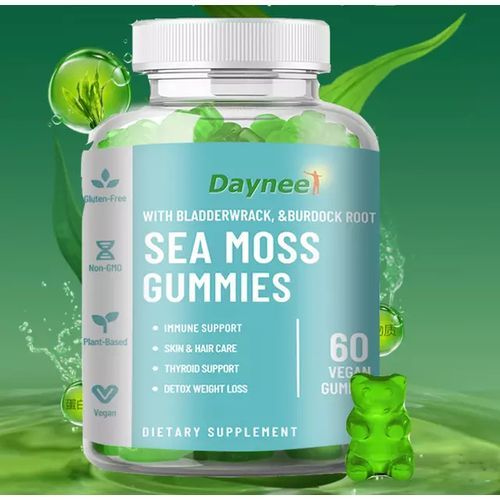 Sea Moss Gummies With Bladderwrack & Burdock Root
