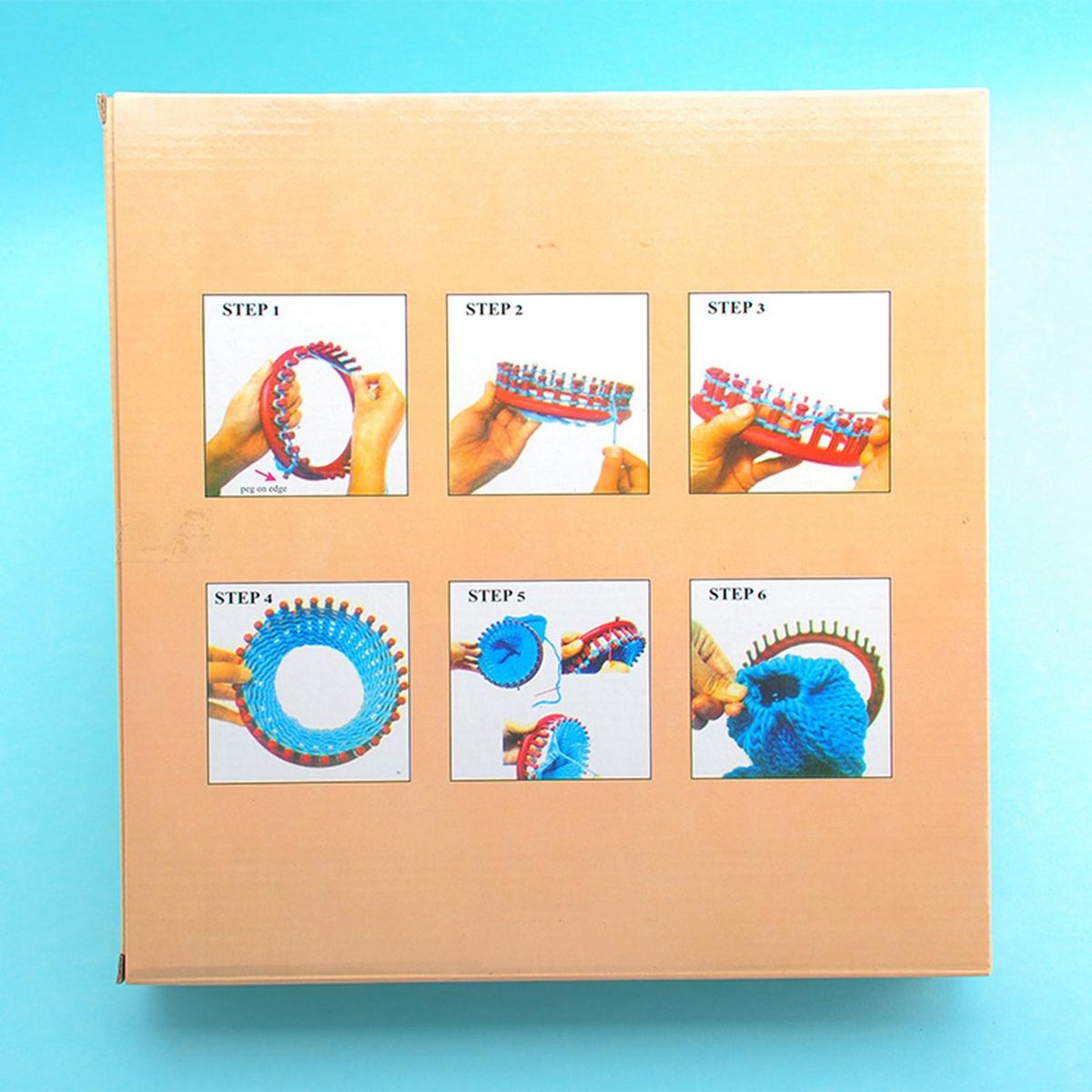 2 Set Round Knitting Loom Kit With  & Crochet Hook Lightweight