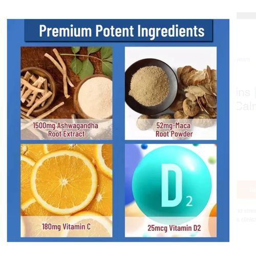 Daynee Ashwagandha With Maca & Vitamins  60 Gummies