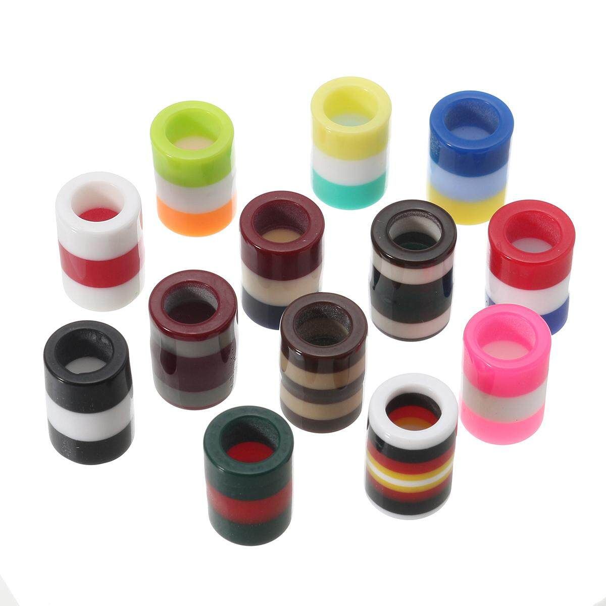 100Pcs Wig Hair Rings Are Attached With African Dreadlocks To Decorate Large Kongzhu Diy Accessories Large Hole Resin Beads
