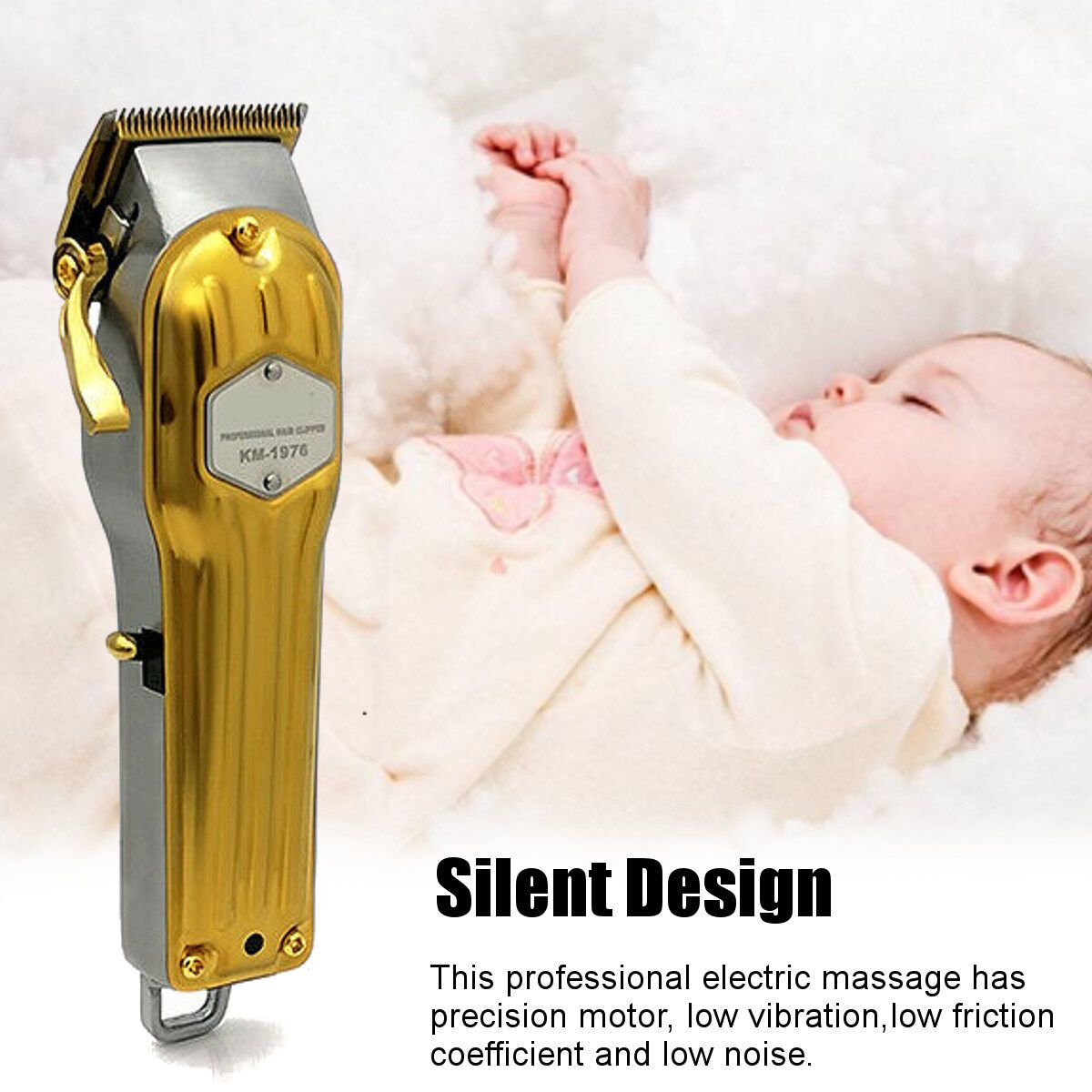Home Rechargeable Electric Cordless Hair Clipper Trimmer Hair Beard Barber Haircut Machine With 4 Limit Combs