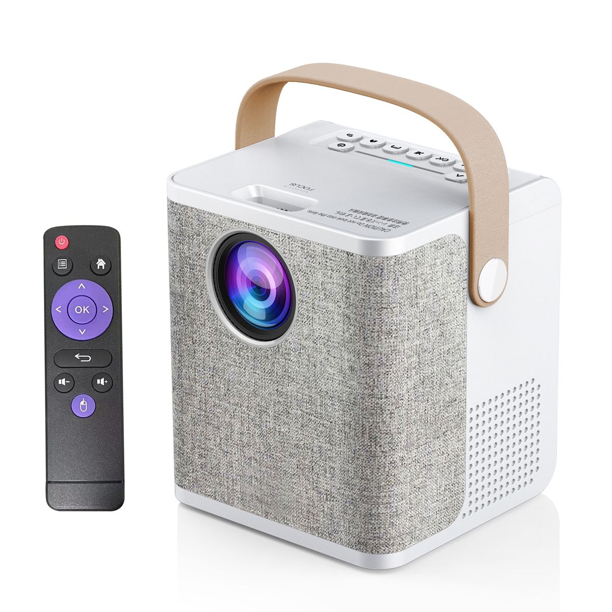 Portable Projector 1280*720P Resolution  Android 7.1 Home Theater Projector