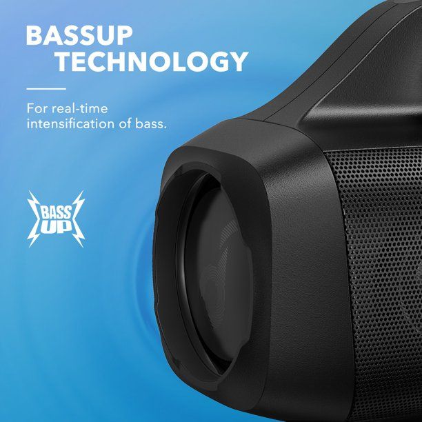 Soundcore Select Pro Portable Speaker - IPX7 Waterproof - BassUp - 16-Hour Playtime - Black
