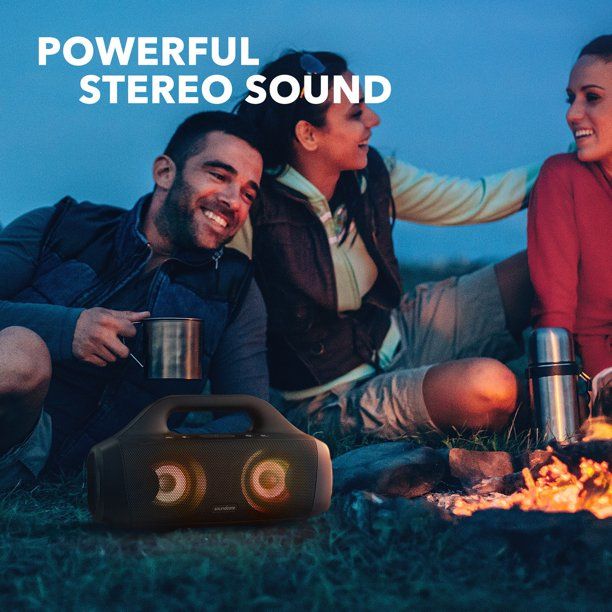 Soundcore Select Pro Portable Speaker - IPX7 Waterproof - BassUp - 16-Hour Playtime - Black