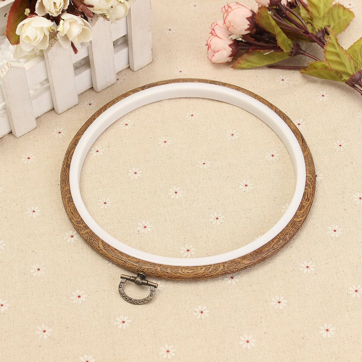 Multi-size Round Embroidery Cross Stitch Hoop Ring 145mm NEW Middle Circle