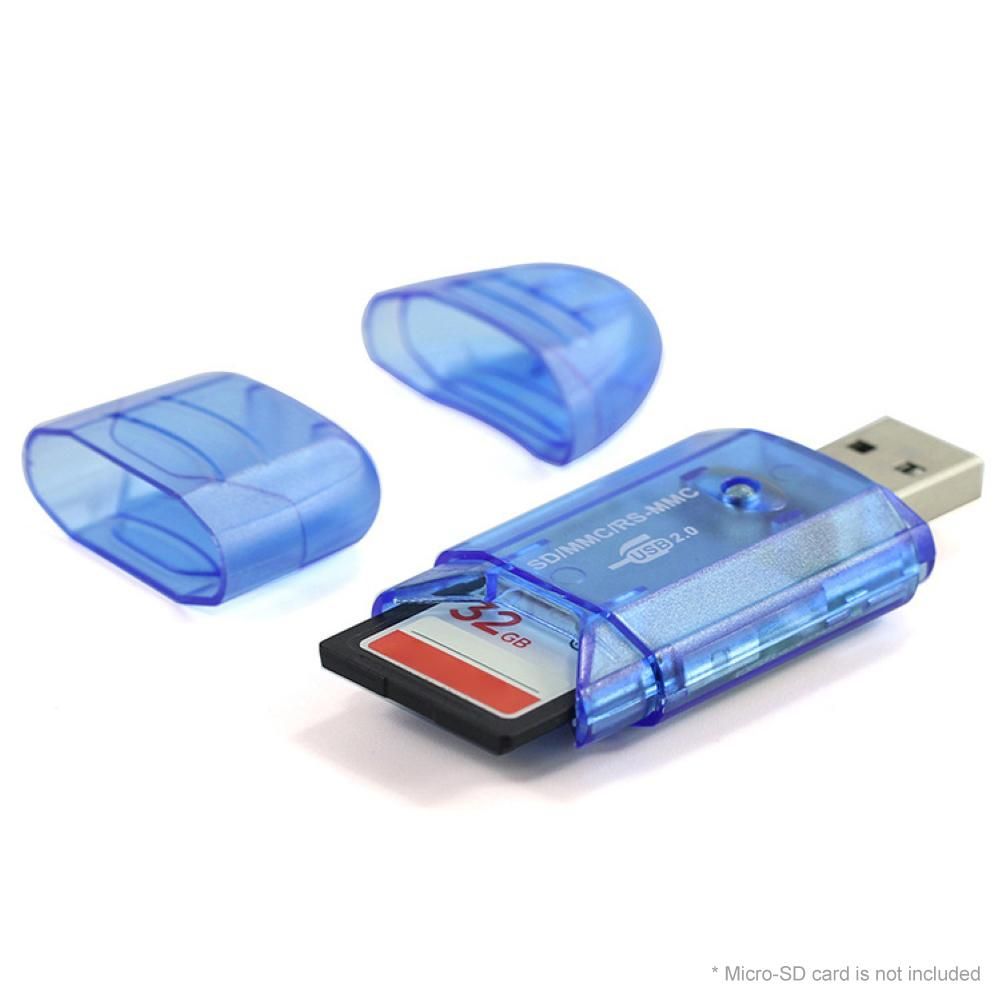 Mini USB 2.0 High Speed Micro-SD Phone Memory Card-Black