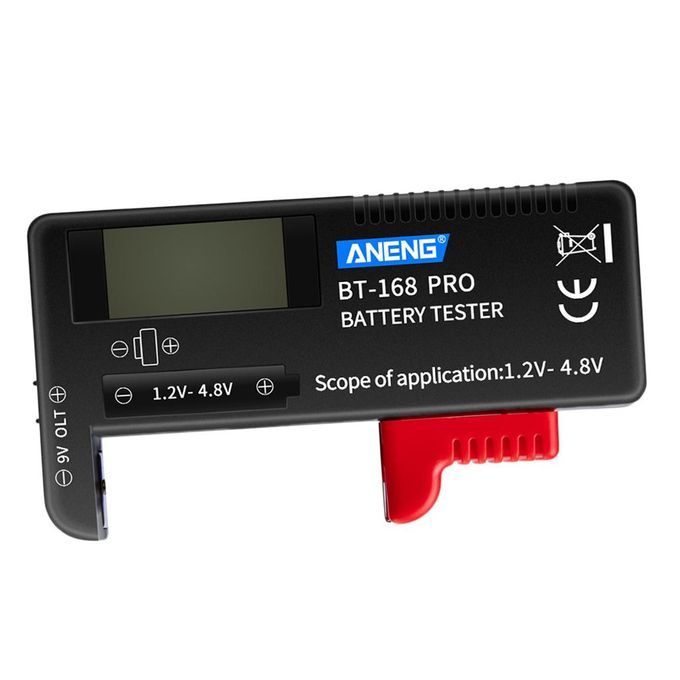 Instant Digital LCD  Battery Capacity Indicator Portable For All 9V