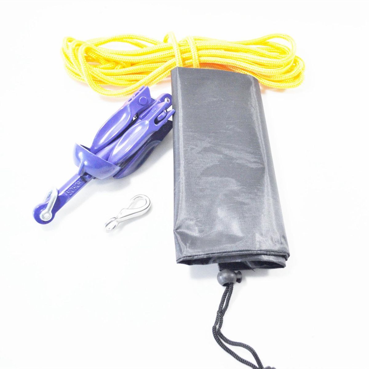 Kayak Anchor Paddle Board Anchor Kit Portable Kayak Anchor Kit for Fishing Kayaks Canoe Jet Paddle Board Small Boats