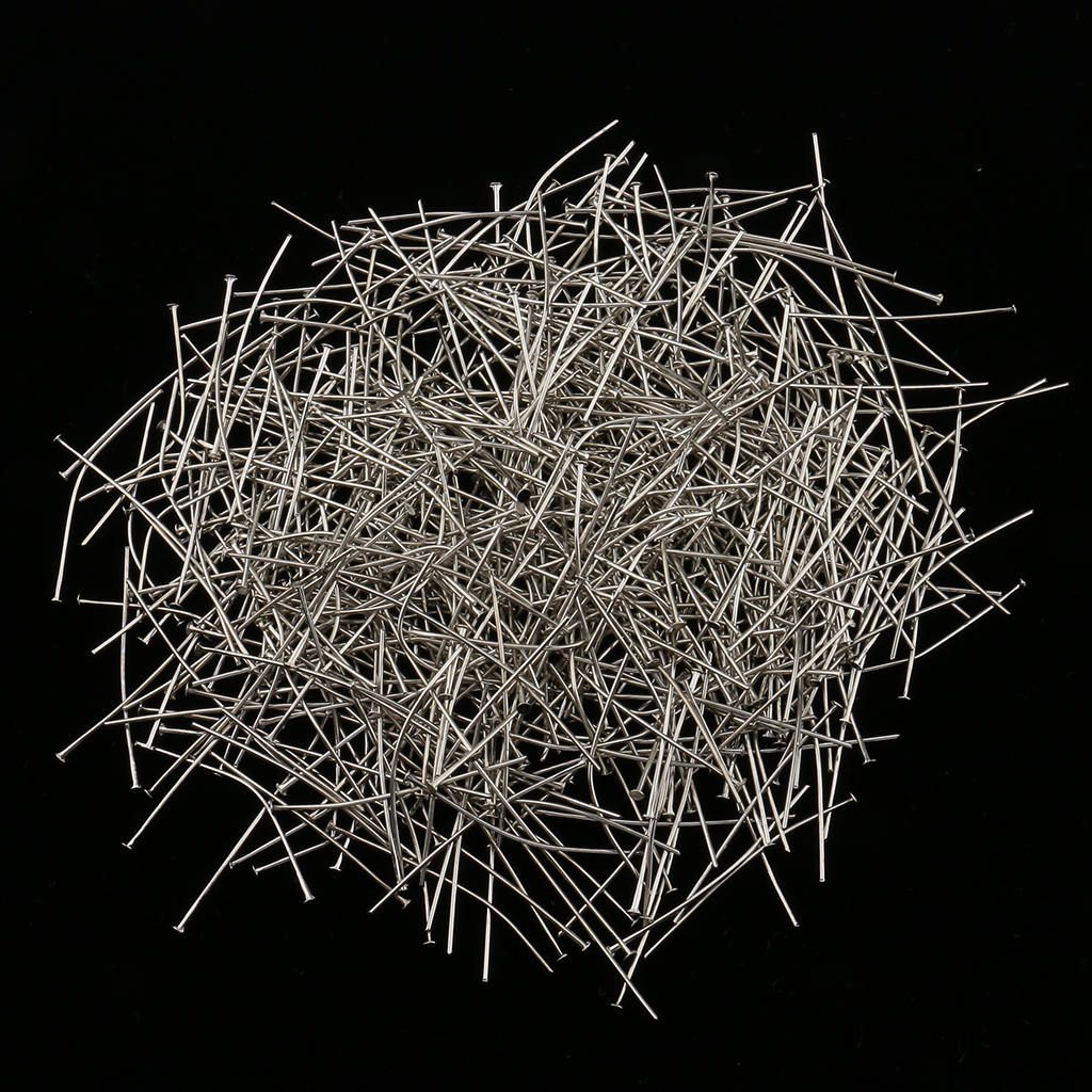 500pcs Flat Head  Sequin Pins Jewelry Findings For Beading