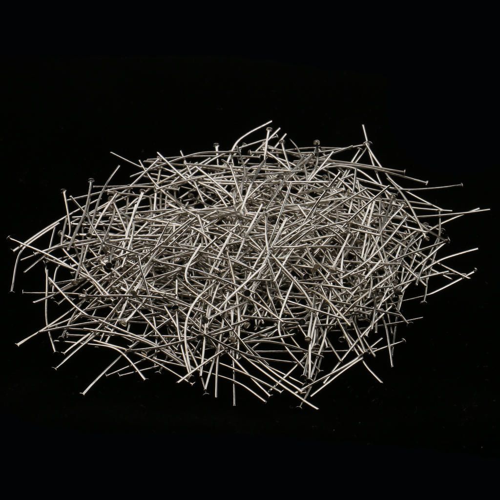 500pcs Flat Head  Sequin Pins Jewelry Findings For Beading