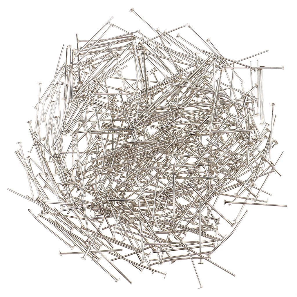 500pcs Flat Head  Sequin Pins Jewelry Findings For Beading