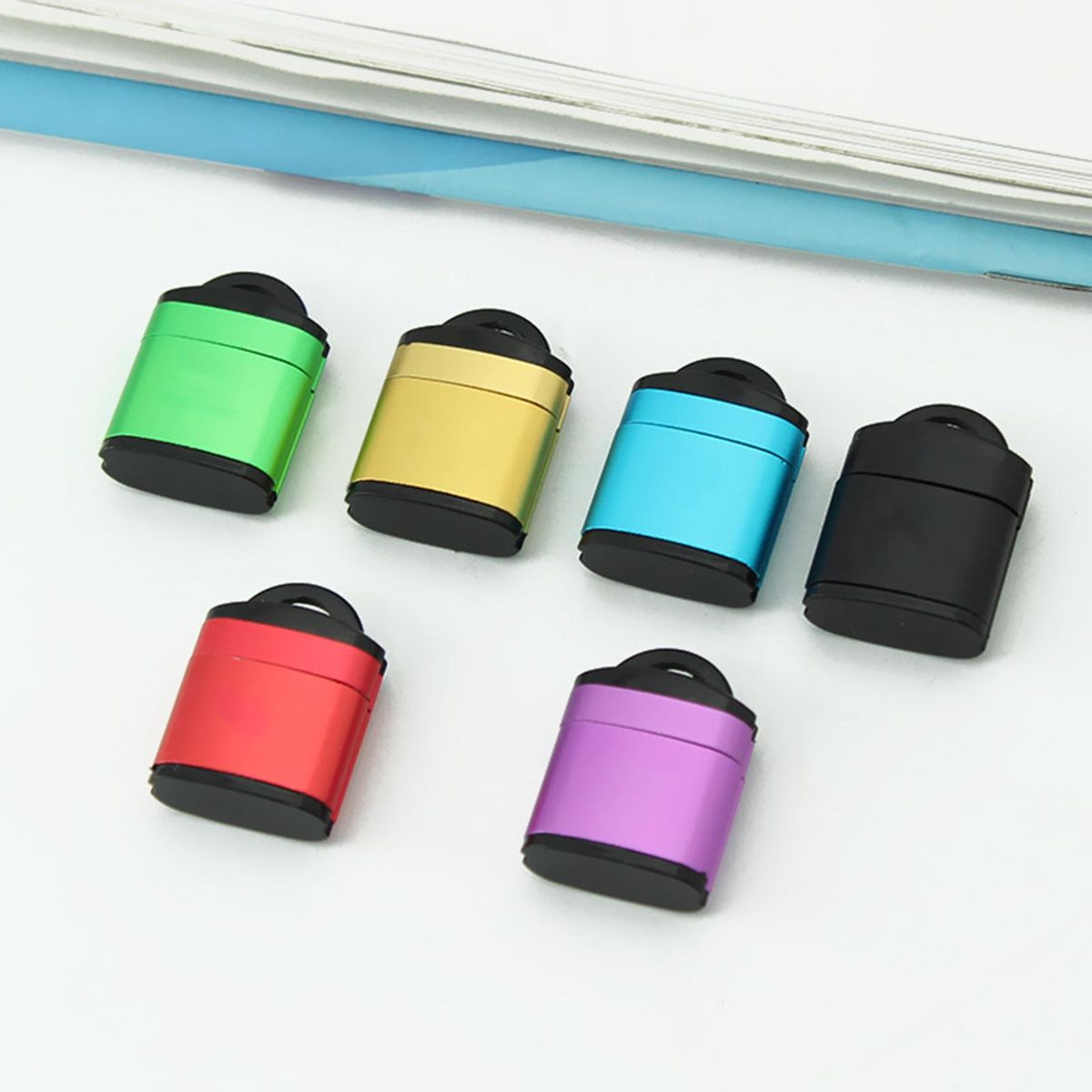 Mini Micro-SD TF Memory Card Reader High Speed Car-Green