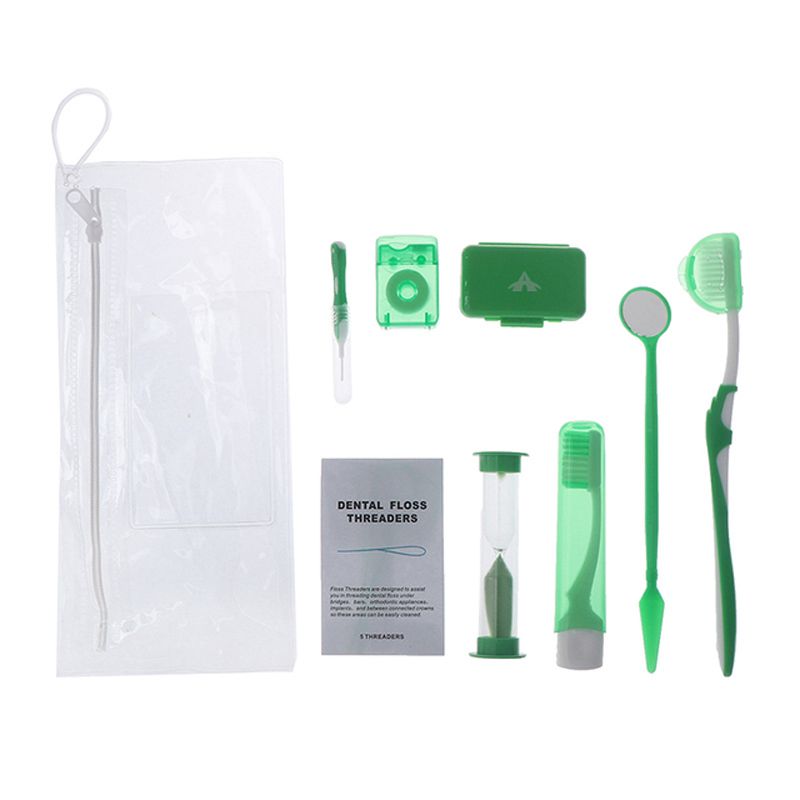 8 Piece Oral Care Dental Teeth Oral Cleaning Braces Kits
