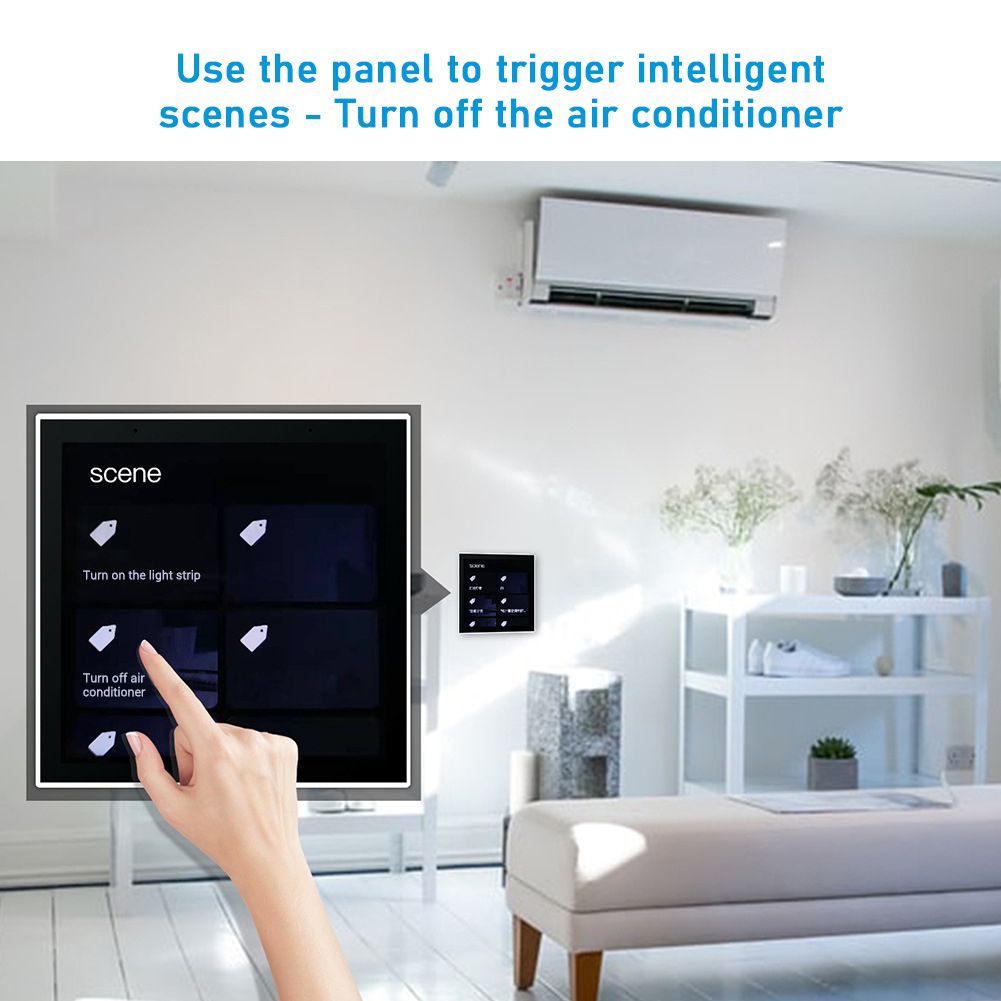 Smart Home Control Panel Multi-functional WiFi Smart Scene