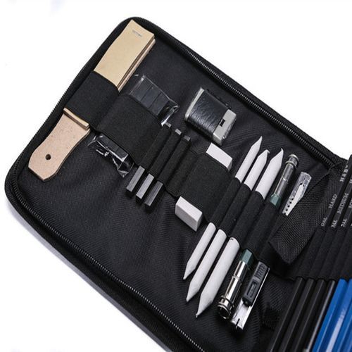 Sketch Pencil Pad Set For Professional And Amateur With Nylon Bag