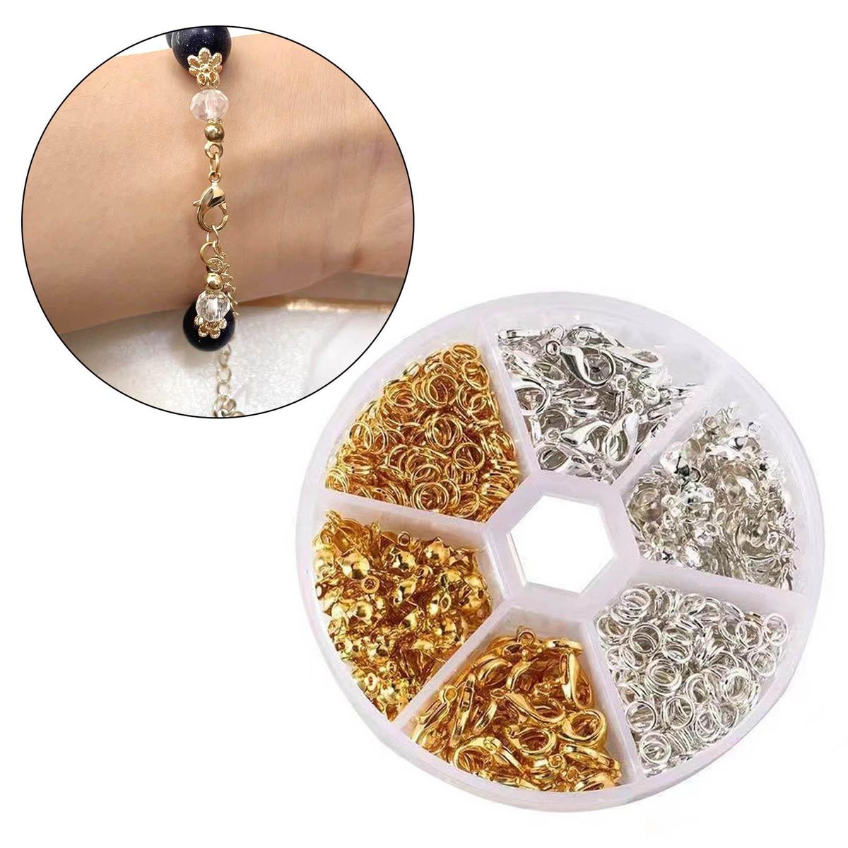 450x Jump Split  Lobster Clasps Jewelry Findings Sets