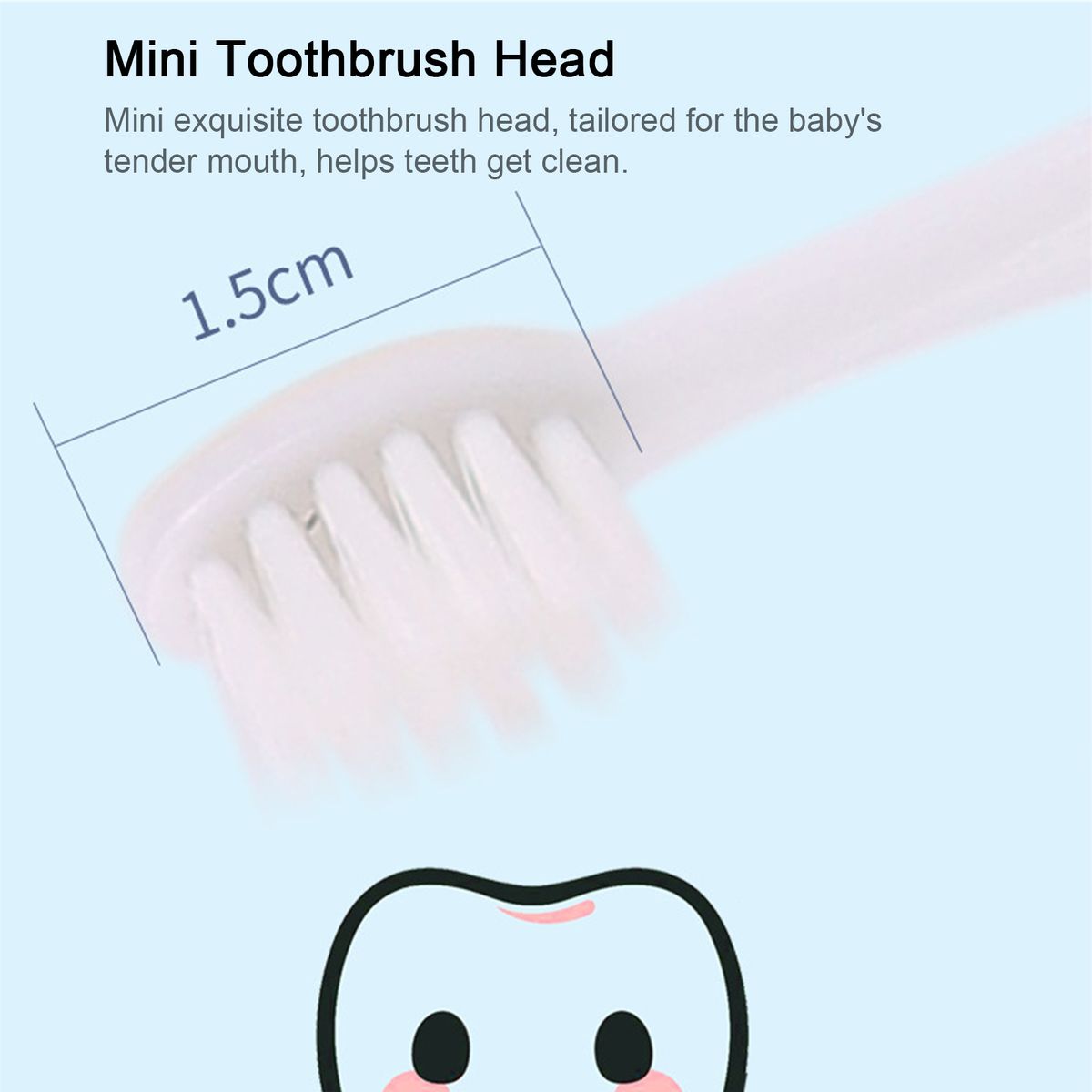 2PCS Kids Toothbrush Soft Bristles Manual Toothbrushes BPA