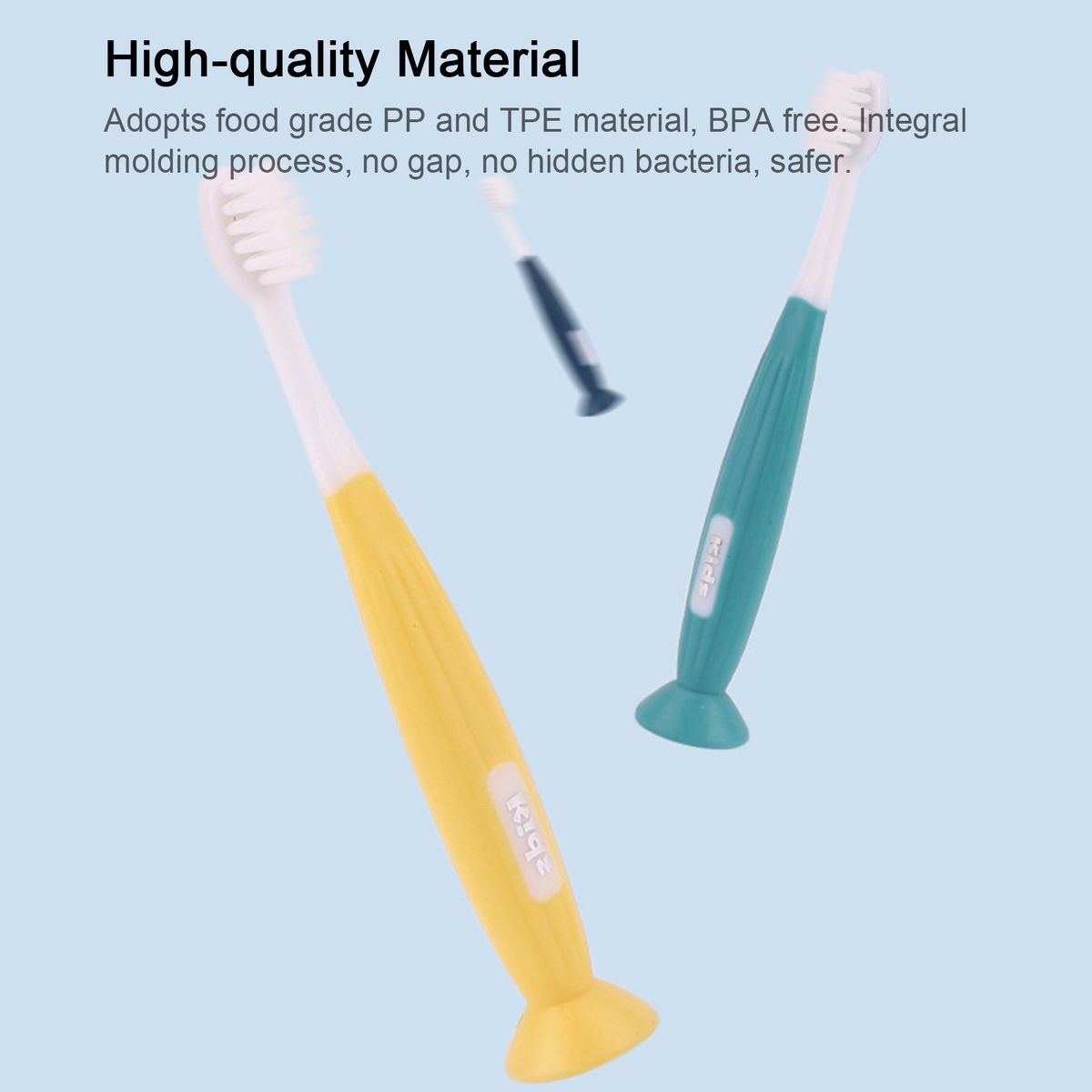 2PCS Kids Toothbrush Soft Bristles Manual Toothbrushes BPA