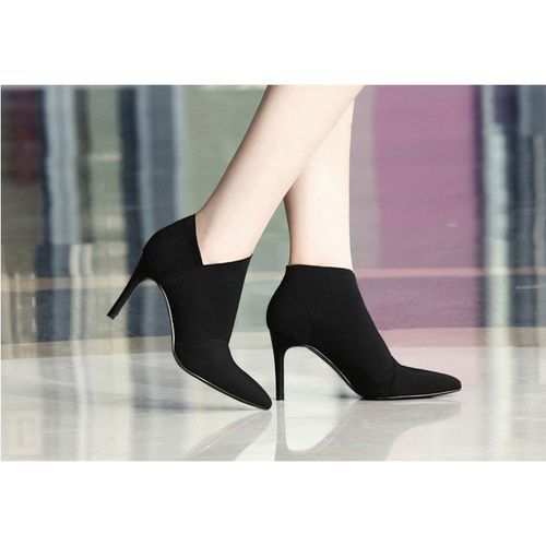 Women's Boots Casual Short Boots Plus Size High Heels