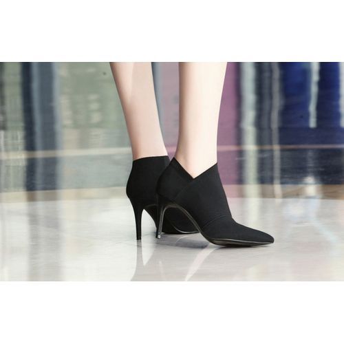 Women's Boots Casual Short Boots Plus Size High Heels