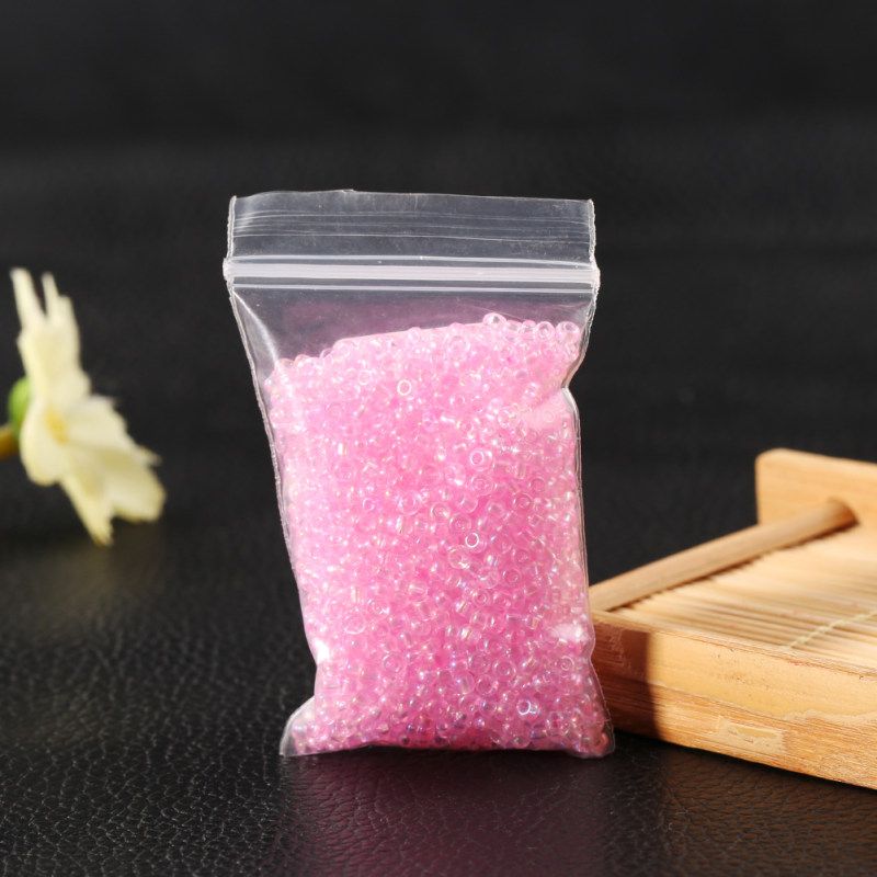 1 Bag 2mm Colorful Round Loose Glass Spacer Beads-Black