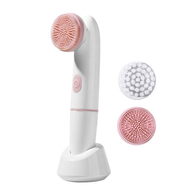 2 In 1 Electric Facial Cleansing Brush  Pore Dirt Waterproof Skin