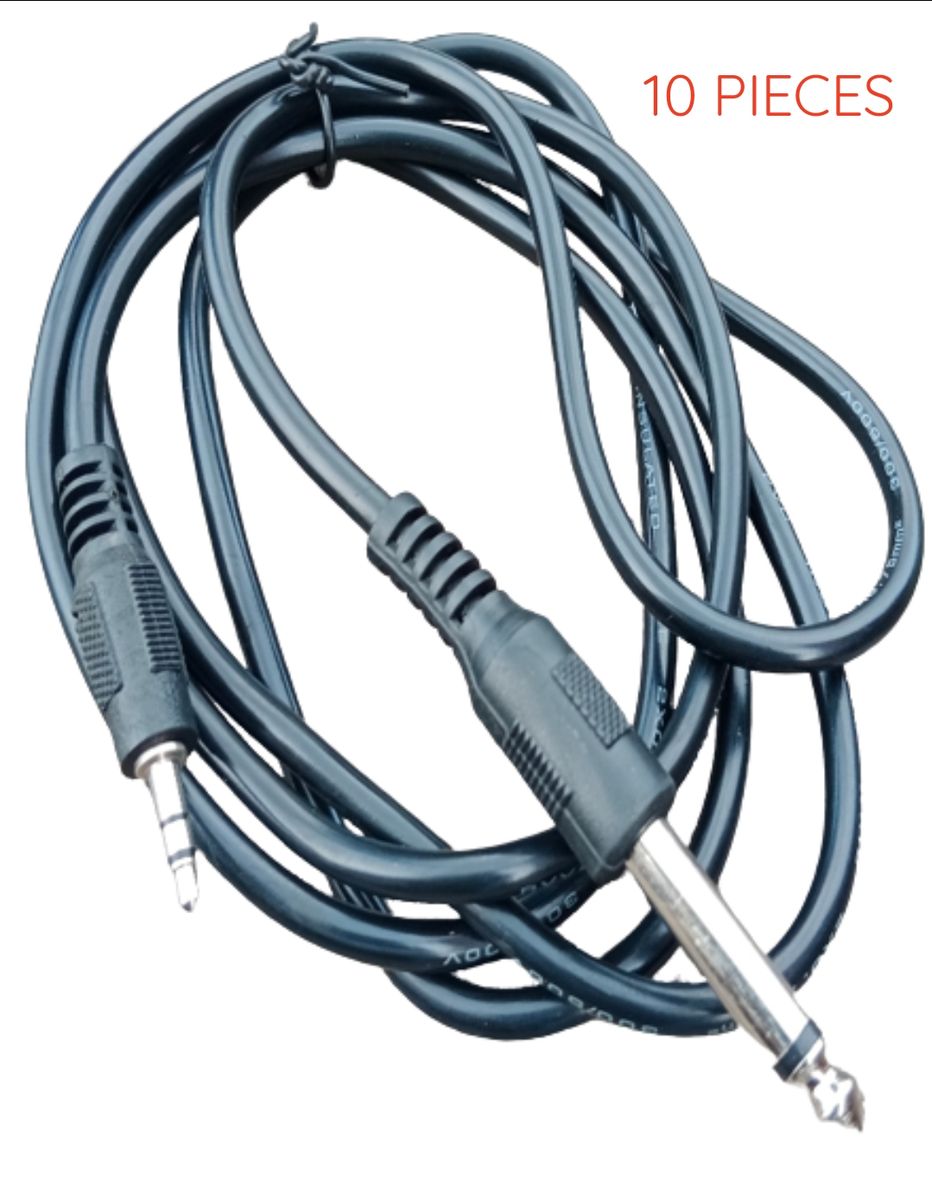 35mm To 65mm Audio Jack Cable Male To Male 1.5m