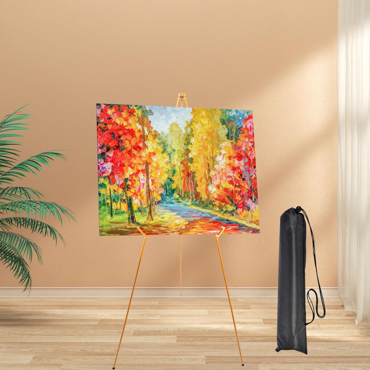 Tripod Display Easel Stand Holder Wood Board Home Party Folding Artist