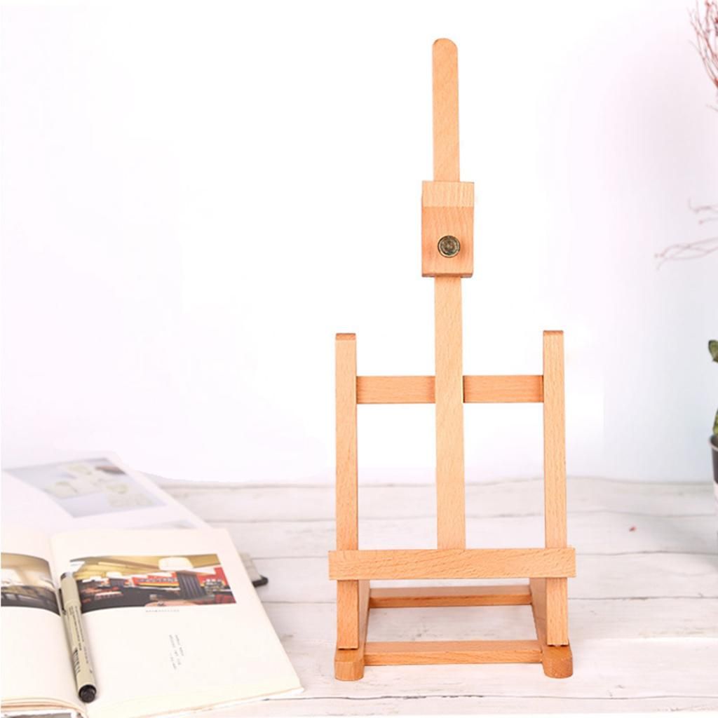 Wooden Easel Artist Easels Display Stand Shelf Holder Art Painting