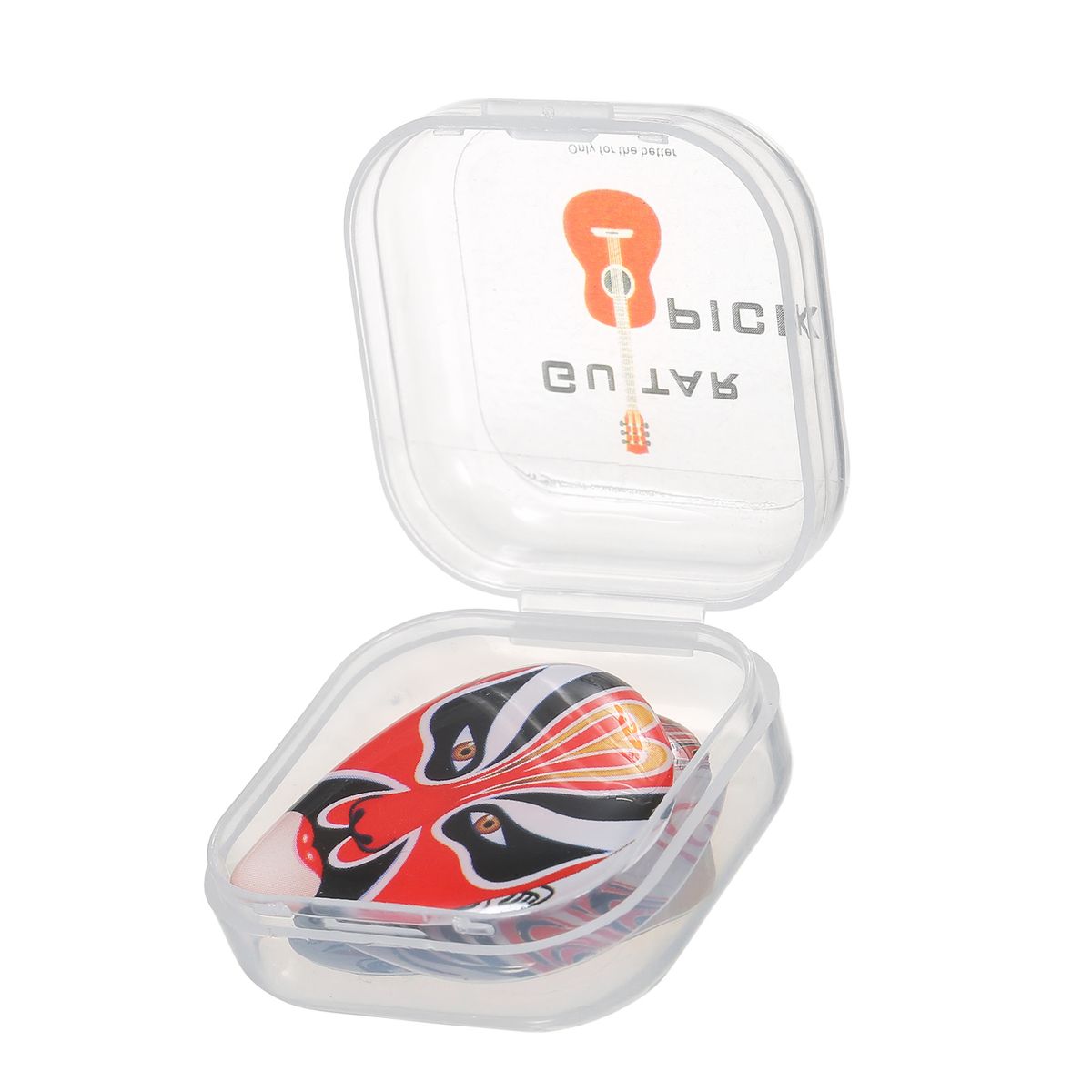 3Pcs ABS Guitar Picks With Peking Opera Mask Ukulele Finger