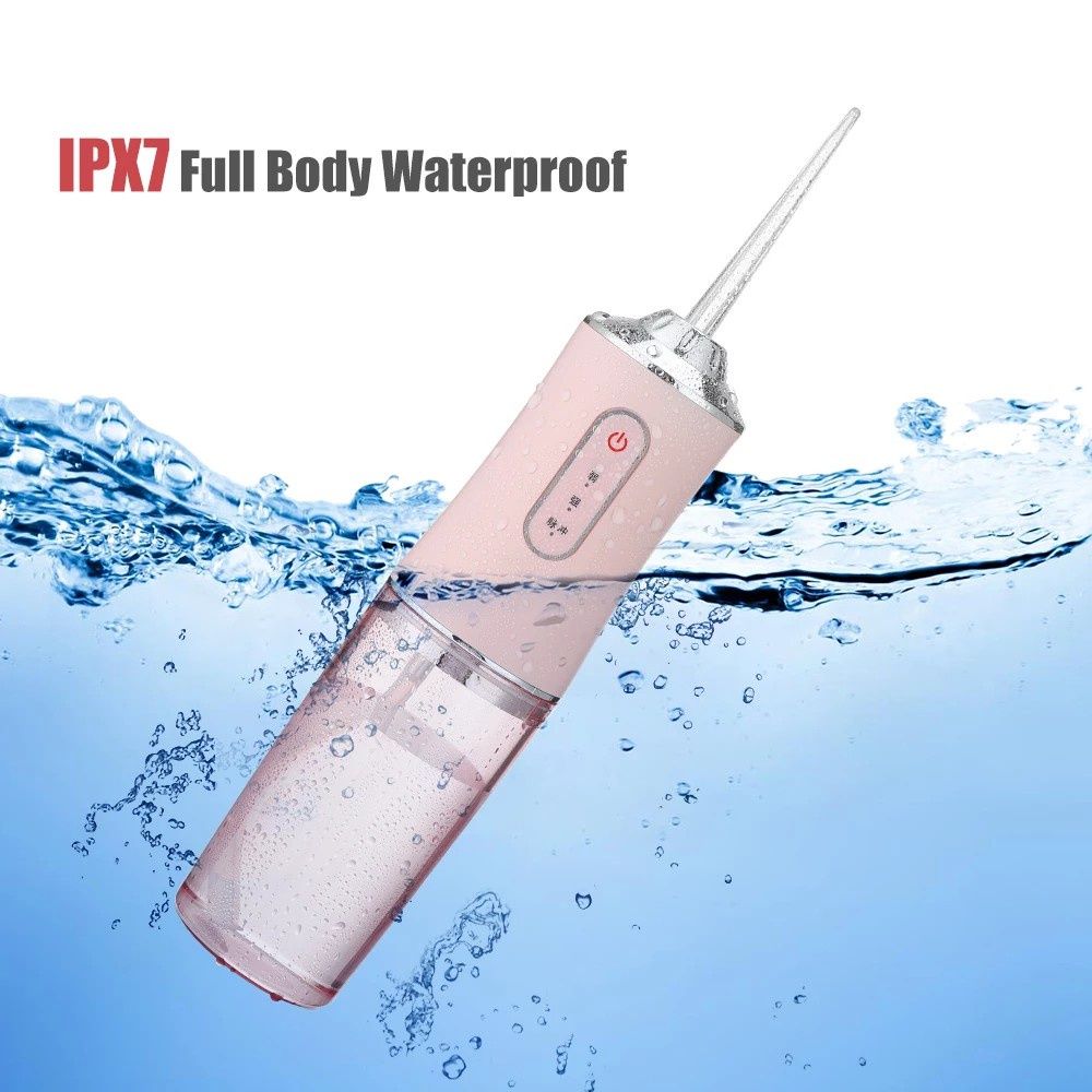 Electric Flosser Oral Care Water Flosser 4 Heads 220ML