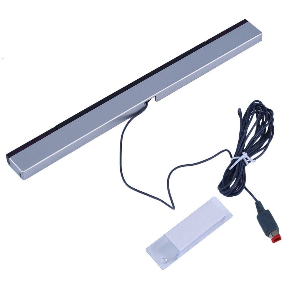 Repla Ement Wired Infrared Ray  R Bar For Nintend Wii Remote  Ontroller-gray