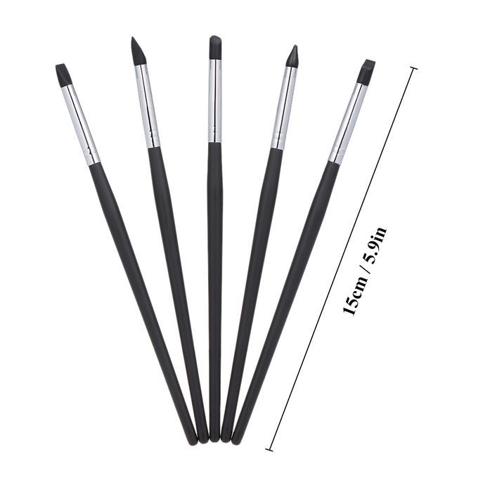 5 Pcs Dental Silicone Brush Pens Dental Shaping Tooth Tool