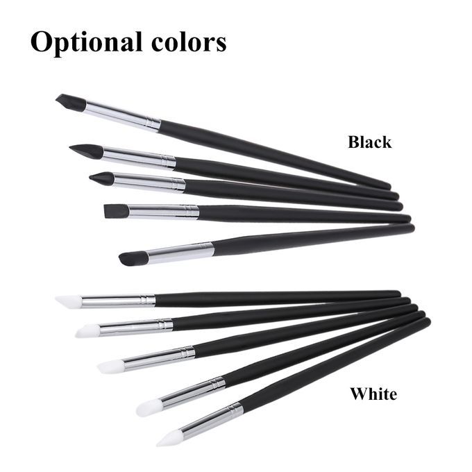 5 Pcs Dental Silicone Brush Pens Dental Shaping Tooth Tool
