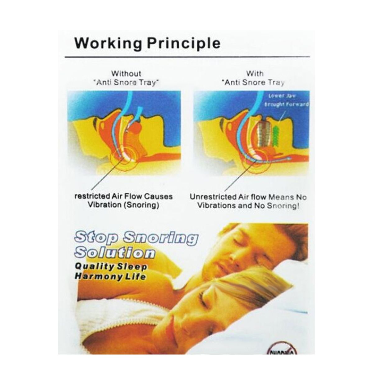 Moldable Teeth Guard With Storage Case Anti-snoring Device