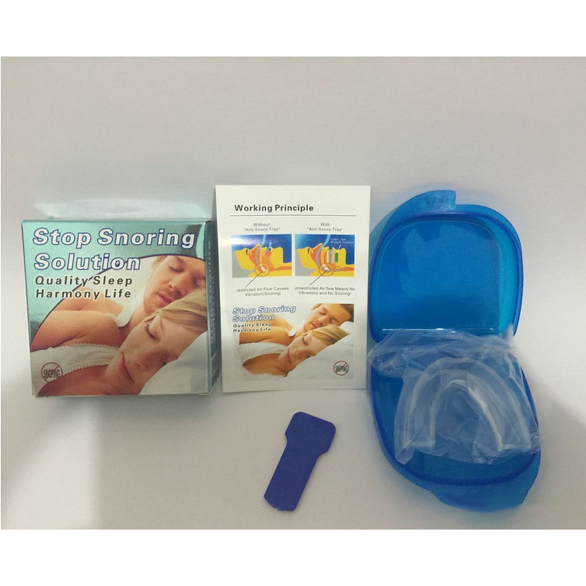 Moldable Teeth Guard With Storage Case Anti-snoring Device