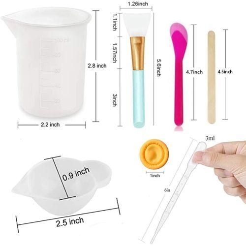 43PCS Resin Mixing Tool Kit - Silicone Measuring