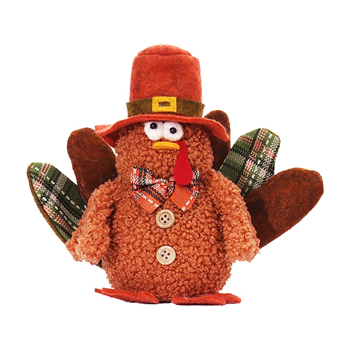 Thanksgiving LED Turkey Doll Cute Turkey With Battery
