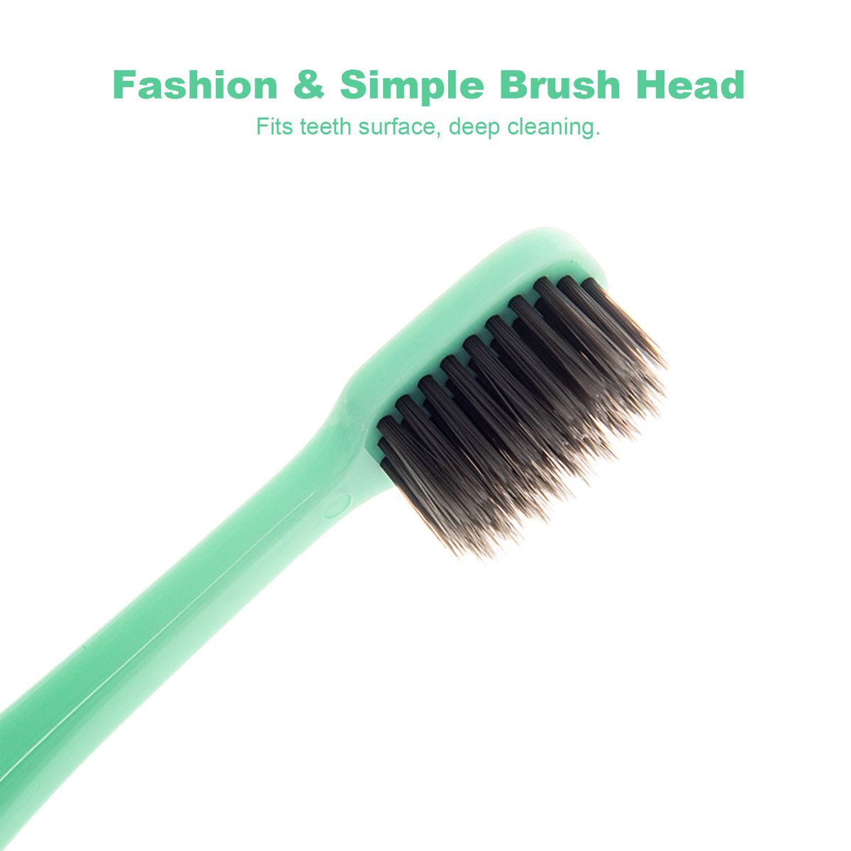 5Pcs Family Pack Soft Bristles Tooth Brushes Pure Color