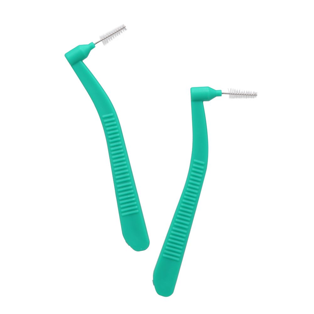15Pcs/box Teeth Cleaning Toothpick L Shape Push-Pull