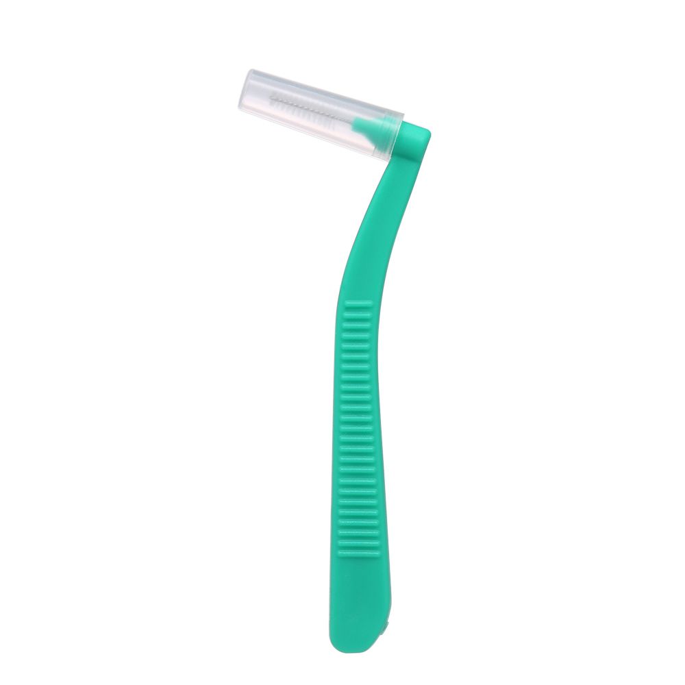 15Pcs/box Teeth Cleaning Toothpick L Shape Push-Pull