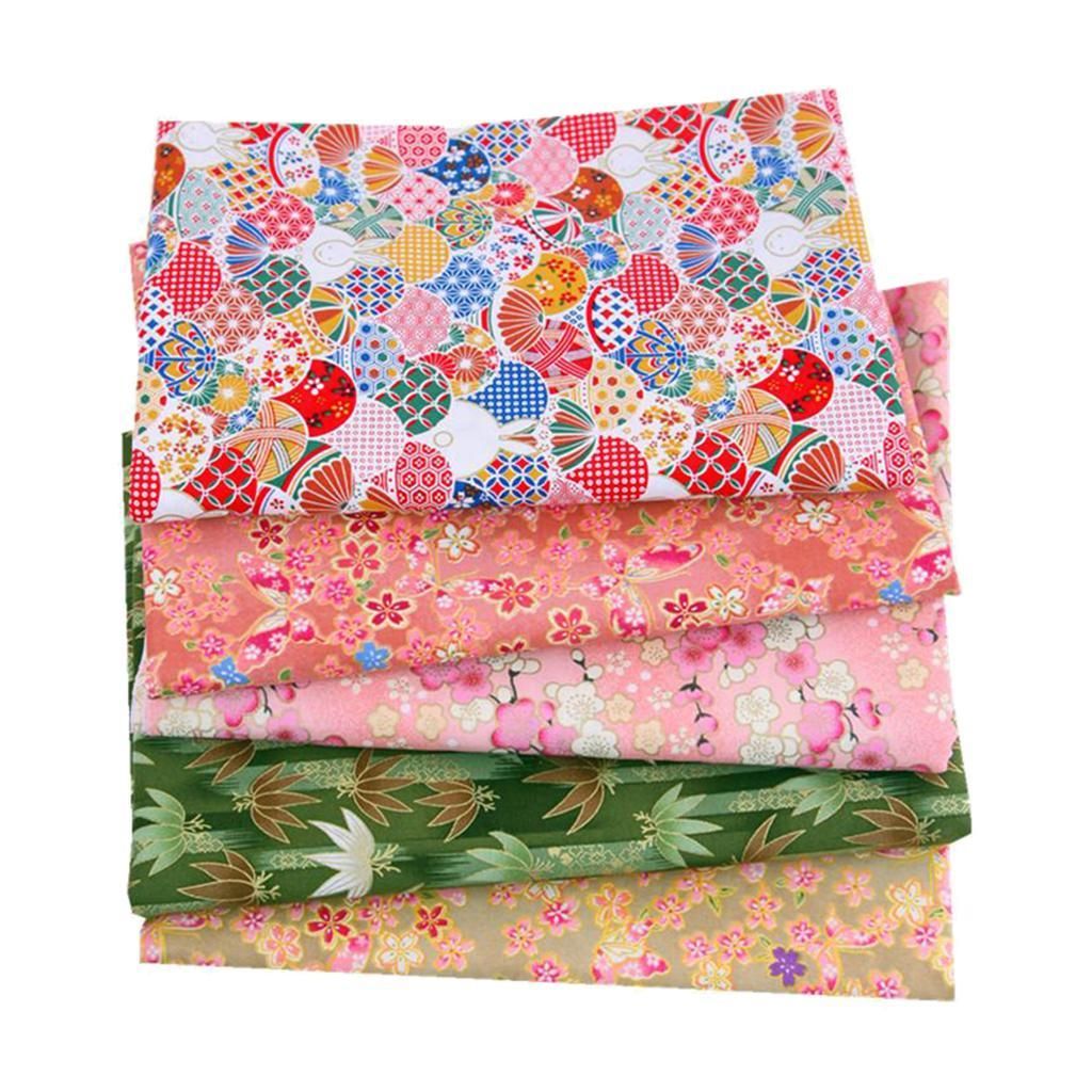 5PCS/Pack 20x25cm Vintage Japanese Style Floral Golden Stamping Type 1