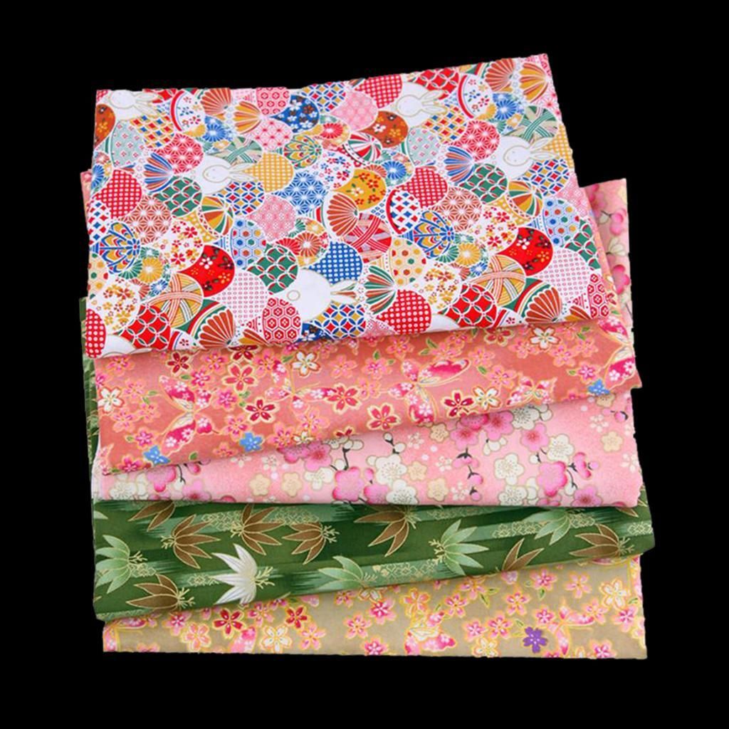 5PCS/Pack 20x25cm Vintage Japanese Style Floral Golden Stamping Type 1