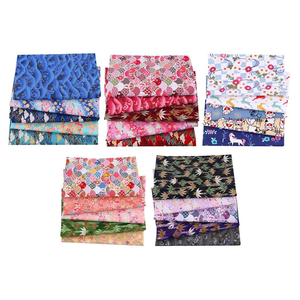 5PCS/Pack 20x25cm Vintage Japanese Style Floral Golden Stamping Type 1