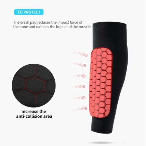 Football Leg Guards Socks Pads Anti-Collision Shin Guard (1 Pics)