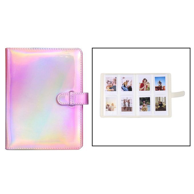 128 Pockets Mini Camera Album Book For Instax Mini 11/9/8/7 Pink